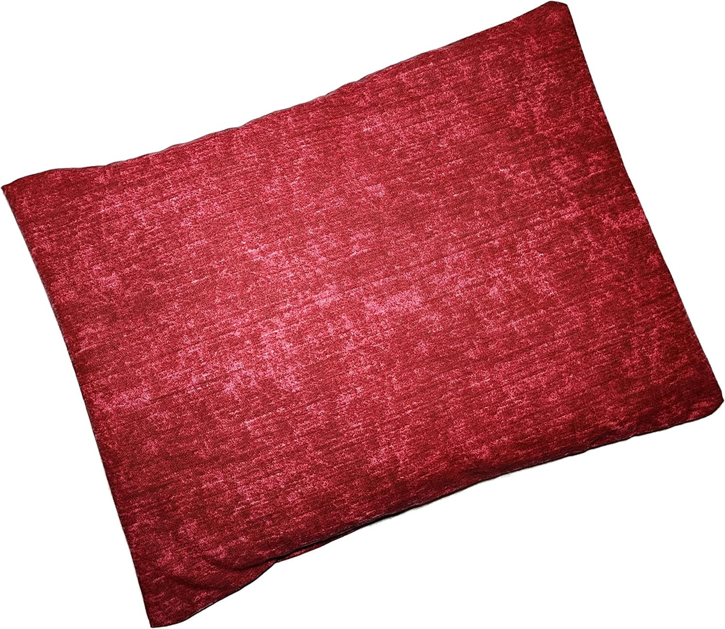 Microwavable Corn Filled Heating Pad and Cold Pack/Washable 100% Cotton Cover (Cross Hatch - Mint, 7.5in W x 11in L)