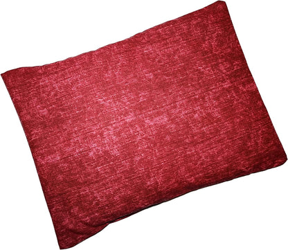 Microwavable Corn Filled Heating Pad and Cold Pack/Washable 100% Cotton Cover (Cross Hatch - Mint, 7.5in W x 11in L)