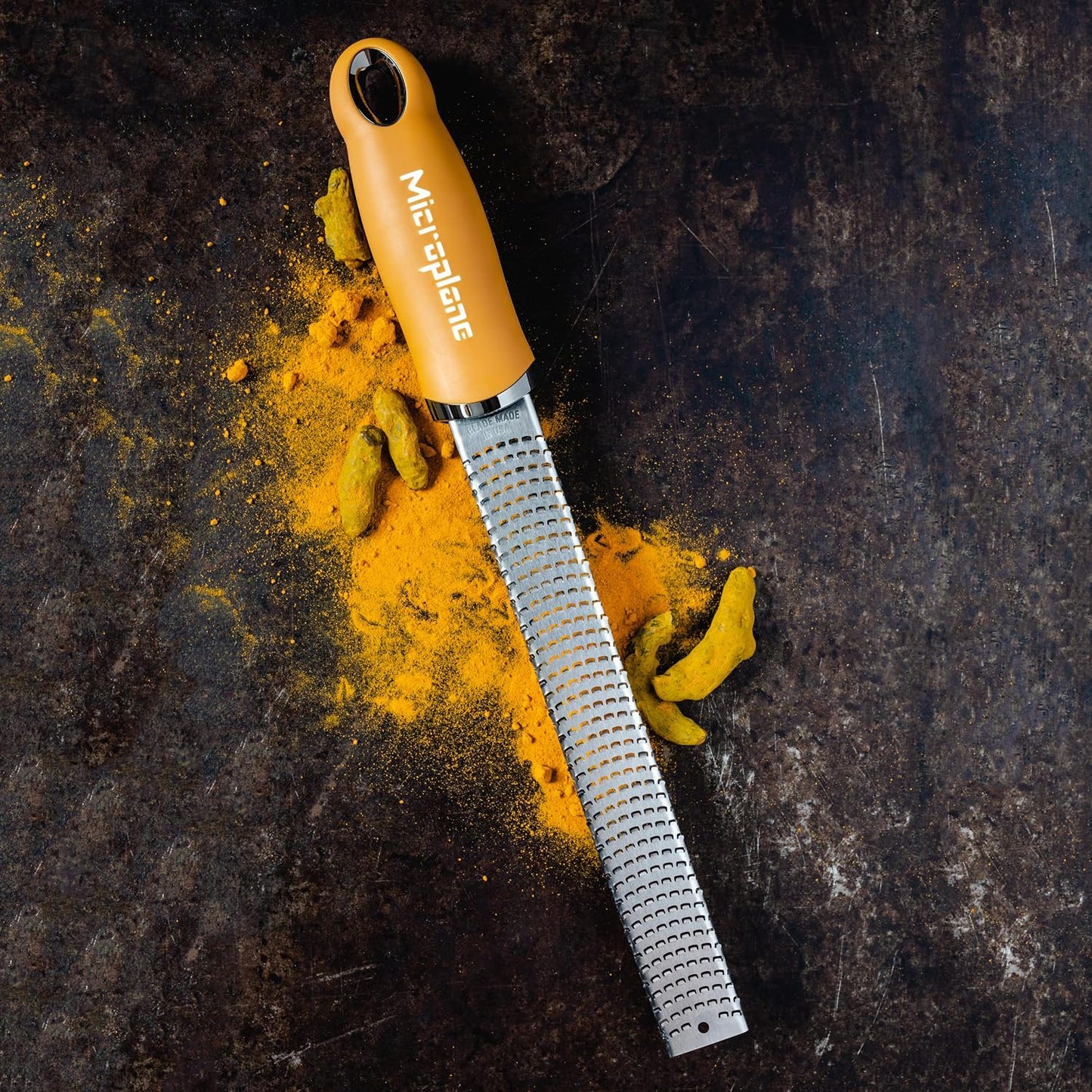 Premium Classic Series Zester - Lipstick Pink | Lemon Zester tool, Hard Cheese & Vegetable Grater | For Citrus, Parmesan Cheese, Garlic, Ginger, Nutmeg | Fine Stainless Steel Blade, Made in USA