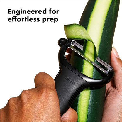 OXO Good Grips Smooth Edge Can Opener + Y-Peeler Bundle