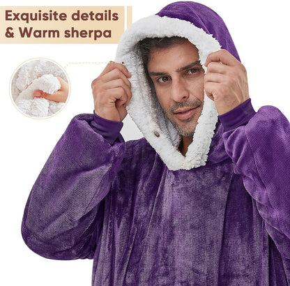 yescool Wearable Blanket Hoodie as Christmas Birthday Gifts for Women Mom - Colors A