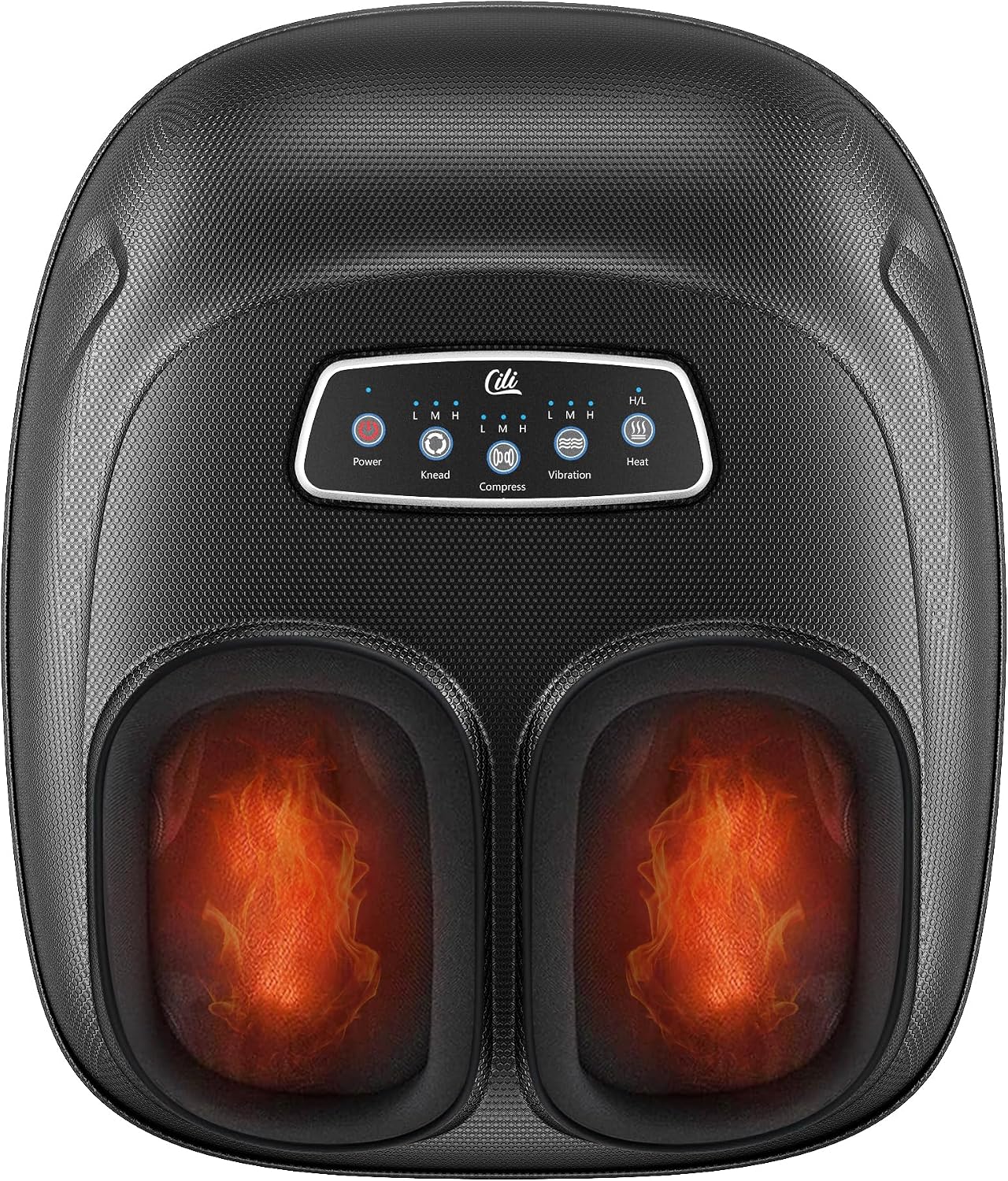 Shiatsu Foot Massager with Heat and Compression, Kneading, Rolling,Electric Feet Massager for Plantar Fasciitis, Neuropathy, Feet Heater, Foot Warmer for Women, Size Up to 14"