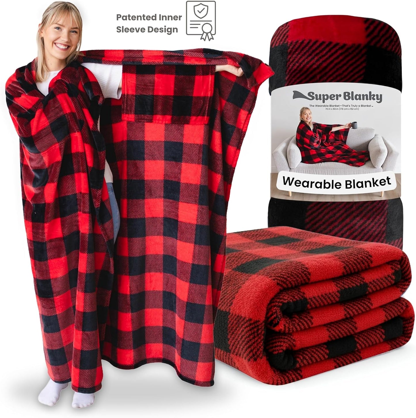 Wearable Blankets for Women & Men, Graduation Day Gift for Her, Cozy Gifts for Women, Wife Birthday Gifts Ideas