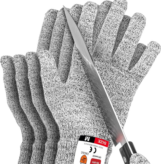 FORTEM Cut Resistant Gloves - Level 5 Protection, ANSI 100% Food Grade