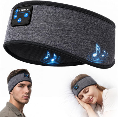 Sleep Headphones Headband, Bluetooth 5.4 Sleeping Headphones for Side Sleepers, Wireless Headband Headphones with Ultra-Thin Stereo Speakers for Sports, Workout, Travel, Meditation