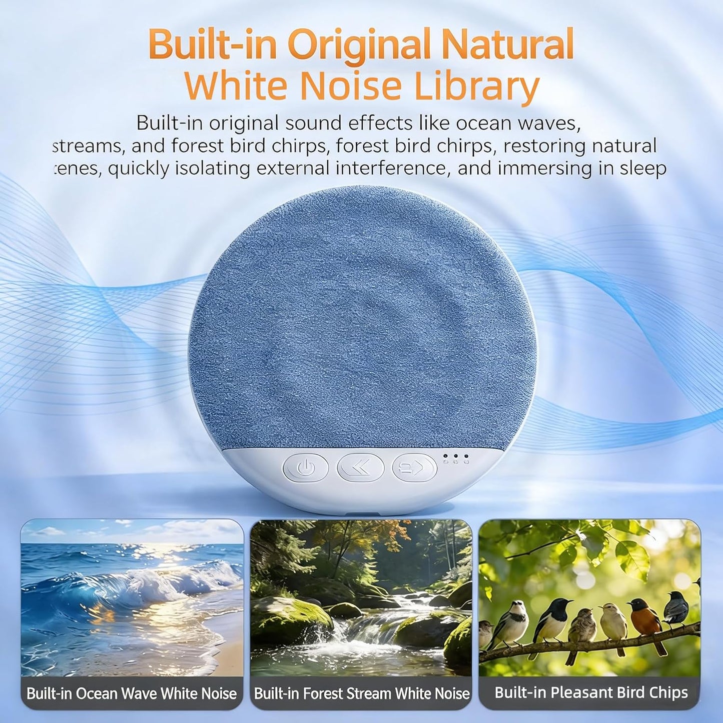 2026 New Bluetooth Pillow Speaker for Sleeping, Ultra-Thin 1.1cm Under Pillow Speaker with White Noise Timer & Bluetooth 5.4, Wireless Sleep Aid with Stereo Bass, Comfortable for Adult Side Sleepers