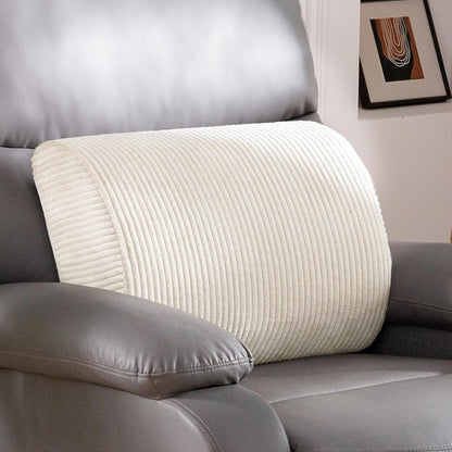 HIGOGOGO Lumbar Support Pillow for Recliner Chair/Accent Chair/Couch, Memory Foam Back Support Cushion for Elderly, Recliner Cushions for Back Rest, Pain Relief, Reading, Washable Cover, Brown