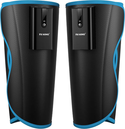 FIT KING Cordless Calf Compression Massager for Circulation and Pain Relief