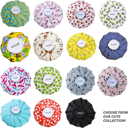Neotech Care Ice Bag with Screw Top Lid (Smiley Face Design, 8 inch)