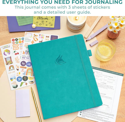 Clever Fox Mental Health & Anxiety Journal CBT Prompts 5.8x8.3 Lavender