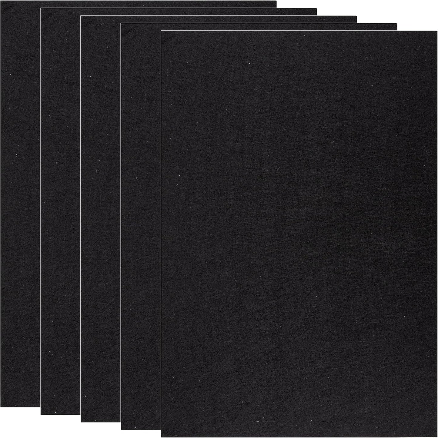 5 Pack Felt Furniture Pads 12"x8" Heavy Duty 1/5" Self Adhesive Felt Sheets Protector Felt Pads for Hardwood Floors Cuttable Furniture Pads for Furniture Feet Bed Chair Couch Table Legs