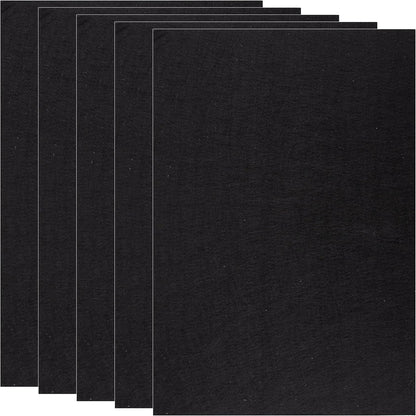 5 Pack Felt Furniture Pads 12"x8" Heavy Duty 1/5" Self Adhesive Felt Sheets Protector Felt Pads for Hardwood Floors Cuttable Furniture Pads for Furniture Feet Bed Chair Couch Table Legs