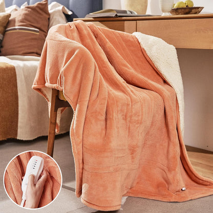 Heated Blanket 50x60”, 3 Hours Auto-Off Electric Blanket, Grey