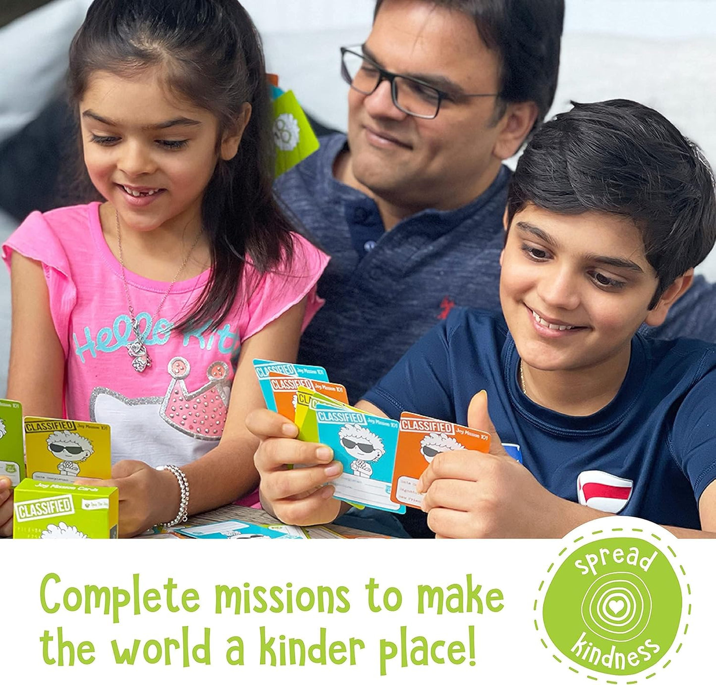 Kindness Mission Cards for Kids | 56 Secret Missions to Build Empathy, Compassion & Social Skills | Fun Screen-Free Activity Game for Families & Classrooms | Ages 4+ | SEL Learning Cards