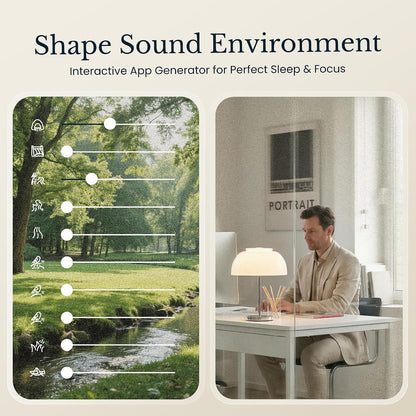 TimeVocalist Schedule Noise Sound Machine|Custom Soundscapes|Alarm Clock