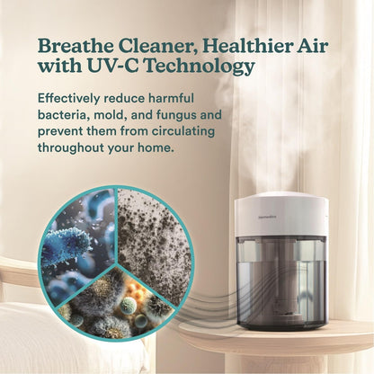 Homedics Cool Mist Humidifiers for Bedroom, Home, Nursery, Office, Plants