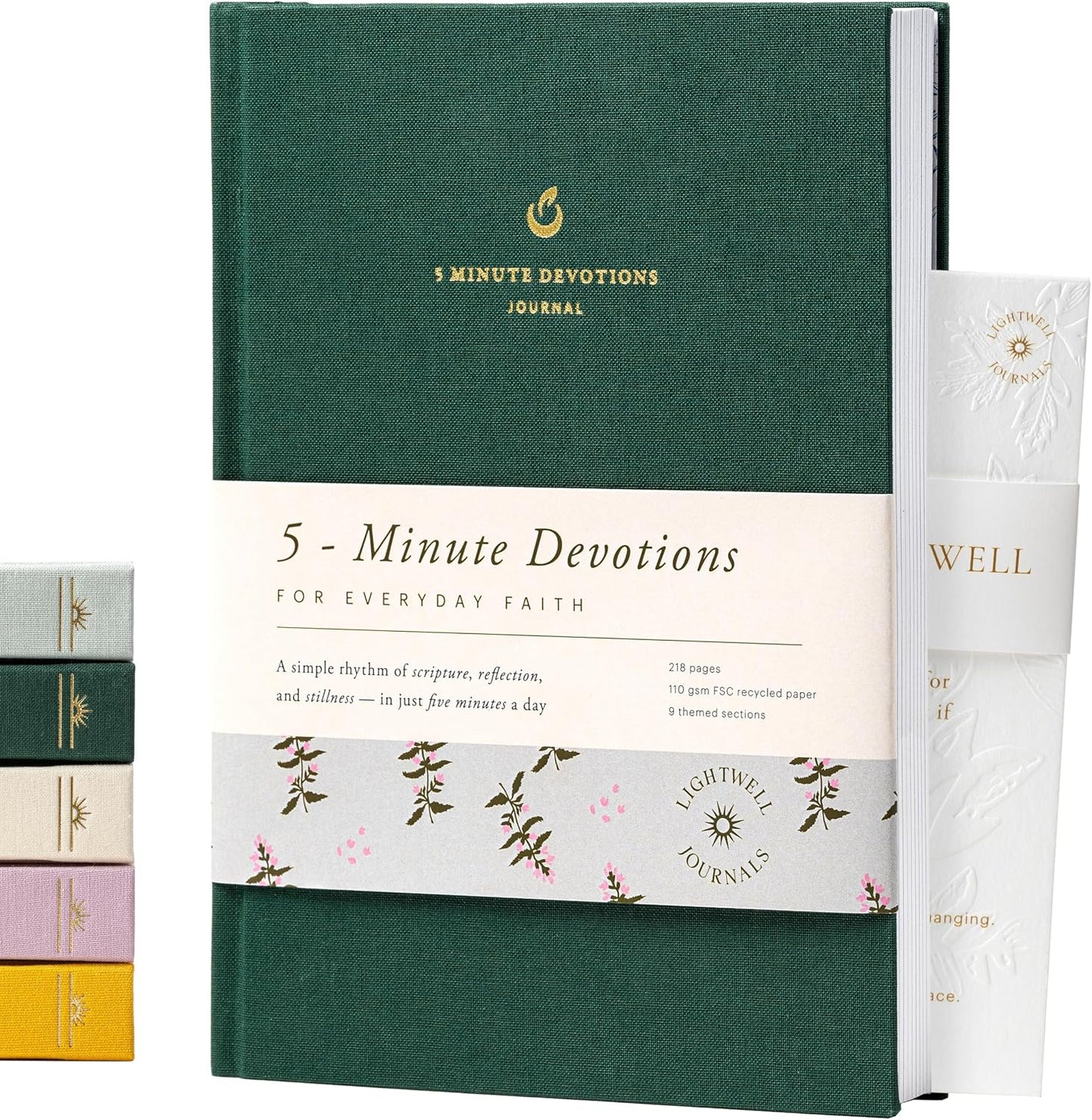 5-Minute Devotional Journal for Women: Daily Christian Scripture Reflections, Guided Prompts & Prayer | Build Faith in Just 5 Minutes a Day | 218 Pages, 110gsm Paper (Cream)