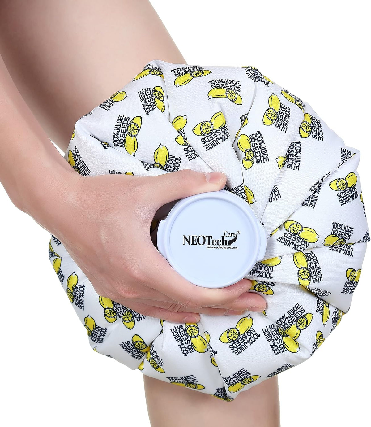 Neotech Care Ice Bag with Screw Top Lid (Smiley Face Design, 8 inch)