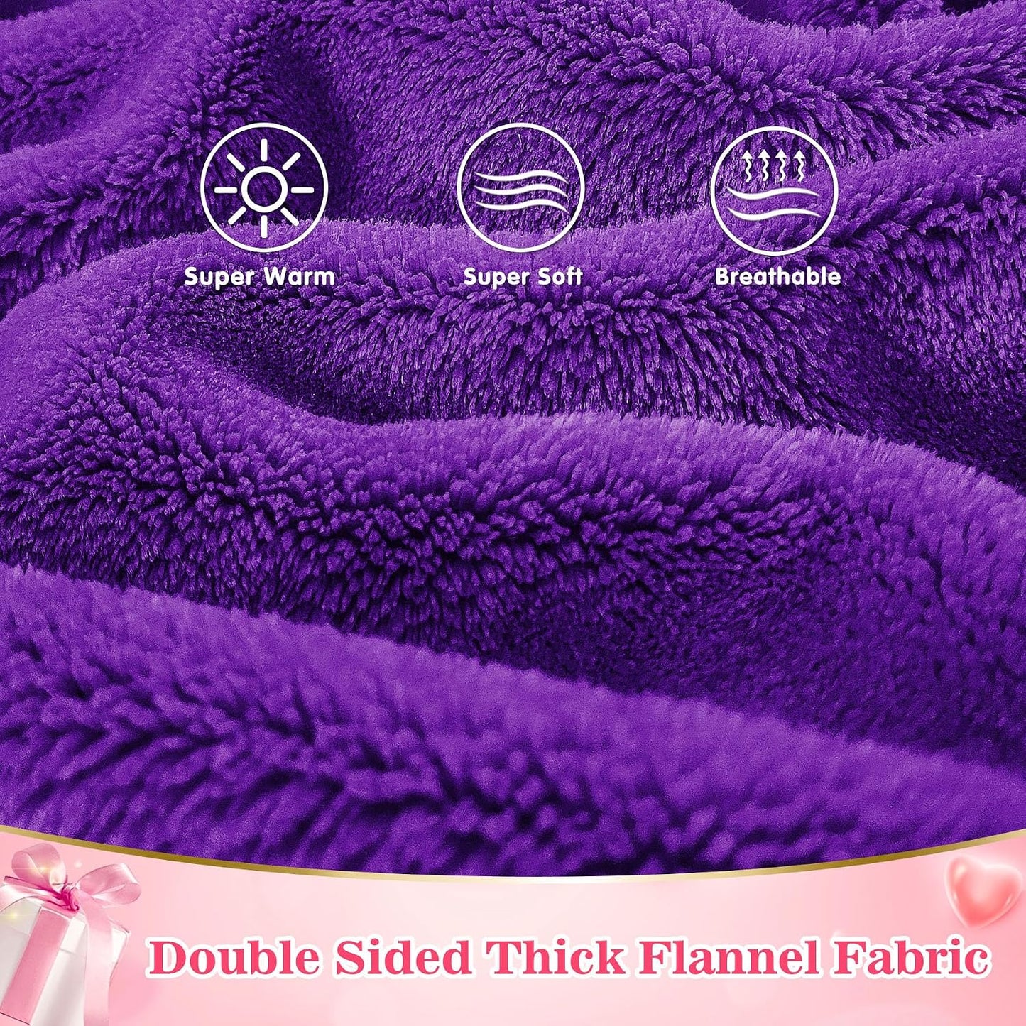 Wearable Blanket Sweatshirt Gifts for Women and Men, Warm and Cozy Giant Blanket Hoodie, Thick Flannel Blanket with Sleeves and Giant Pocket - Dark Gray