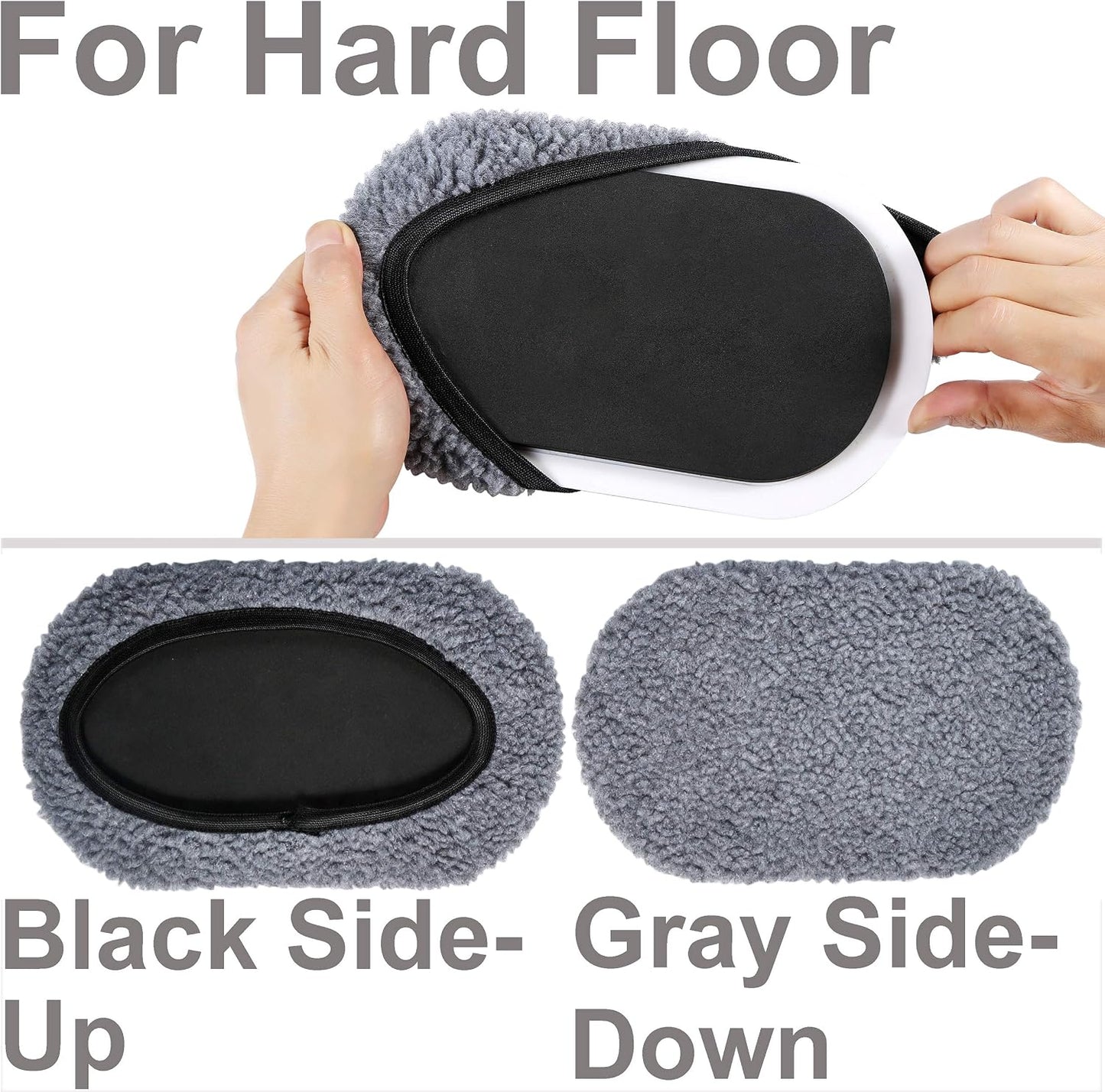 9-1/2in X 5-3/4in.Furniture Moving Kit (8pcs) for All Floor Types/Multi-Surface 2-in-1 Reusable Furniture Carpet Slider with Hardwood Glides/Furniture Sliders&Sock Gliders