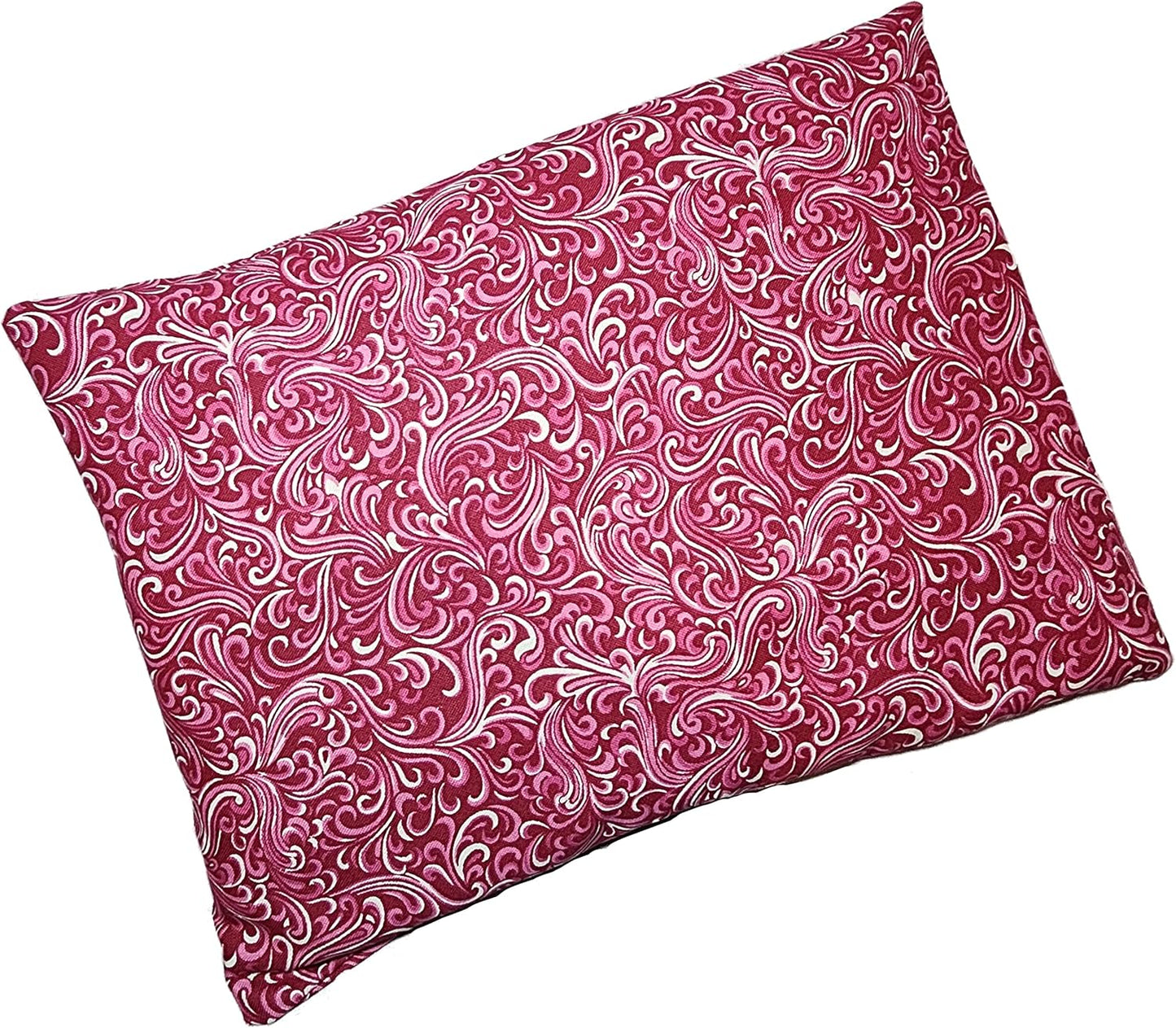 Microwavable Corn Filled Heating Pad and Cold Pack/Washable 100% Cotton Cover (Cross Hatch - Mint, 7.5in W x 11in L)