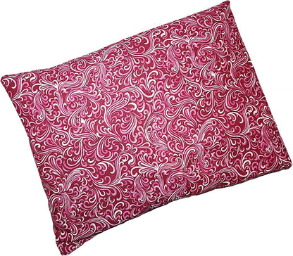 Microwavable Corn Filled Heating Pad and Cold Pack/Washable 100% Cotton Cover (Cross Hatch - Mint, 7.5in W x 11in L)