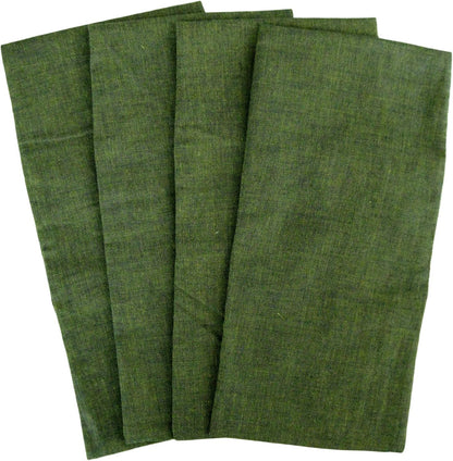 Eye Pillow Cover Pack of (4) - 4.5 x 9 - Soft Cotton Washable - fits Most Eye Pillows - Yoga Massage Meditation spa - USA Made - Bulk - Beige Natural