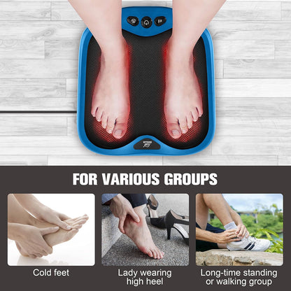Snailax Shiatsu Foot Massager with Heat, Foot Warmer with Removable Cover