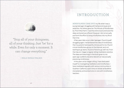 A Mindfulness for Beginners Journal: Prompts and Practices for Living in the Moment