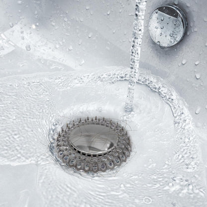 Hairstopper Drain Cover Hair Catcher for Shower and Bathtub, Protects Against Clogs Without Blocking Water Flow, White, 3 Pack | Protects Against Clogs Without Blocking Water Flow, Fits Most Standard Size Shower and Bathtub Drains, 3 Pack