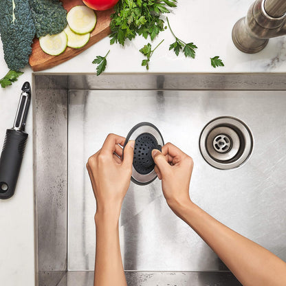 OXO Good Grips 2-in-1 Sink Strainer Stopper, Kitchen Sink Stopper | OXO Good Grips 2-in-1 Sink Strainer Stopper, Kitchen Sink Stopper