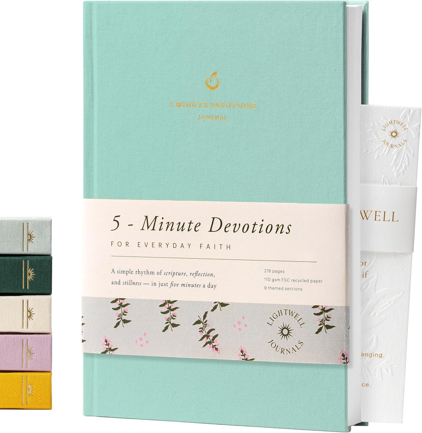 5-Minute Devotional Journal for Women: Daily Christian Scripture Reflections, Guided Prompts & Prayer | Build Faith in Just 5 Minutes a Day | 218 Pages, 110gsm Paper (Cream)