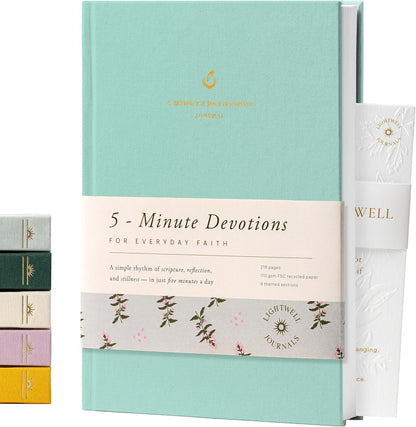 5-Minute Devotional Journal for Women: Daily Christian Scripture Reflections, Guided Prompts & Prayer | Build Faith in Just 5 Minutes a Day | 218 Pages, 110gsm Paper (Cream)
