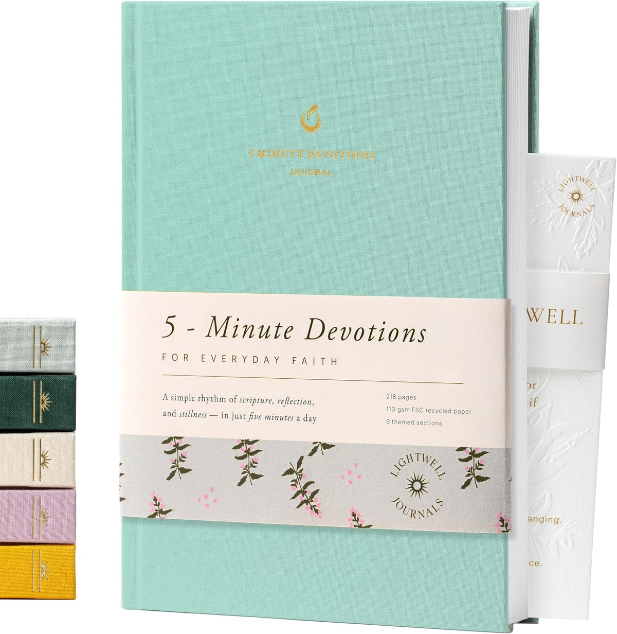 5-Minute Devotional Journal for Women: Daily Christian Scripture Reflections, Guided Prompts & Prayer | Build Faith in Just 5 Minutes a Day | 218 Pages, 110gsm Paper (Cream)