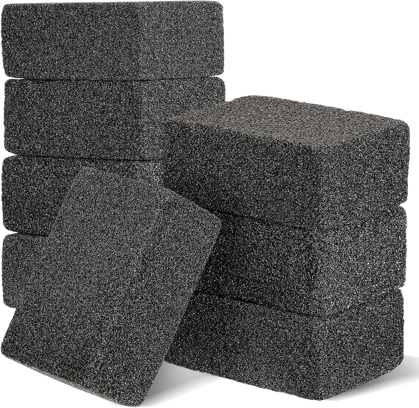 Zhehao 8 Pack Grill Brick Bulk Heavy Duty Pumice Stone Cleaner Tool | Cleans and Sanitizes Restaurant Flat Top Grills, Reusable for Home Restaurant Griddles, Flat Top BBQ Grates Outdoor Cleans