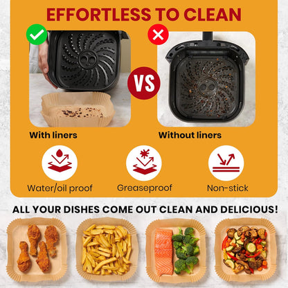 Air Fryer Paper Liners, Air Fryer Disposable Liners