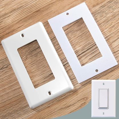 50 Pack Outlet Wall Plate Insulation Gasket Weatherproof Wall Gasket Replacement EVA Insulation Foam Gasket Sealer Outlet Pads Insulated Covers Plug Sealer Light Switch Socket