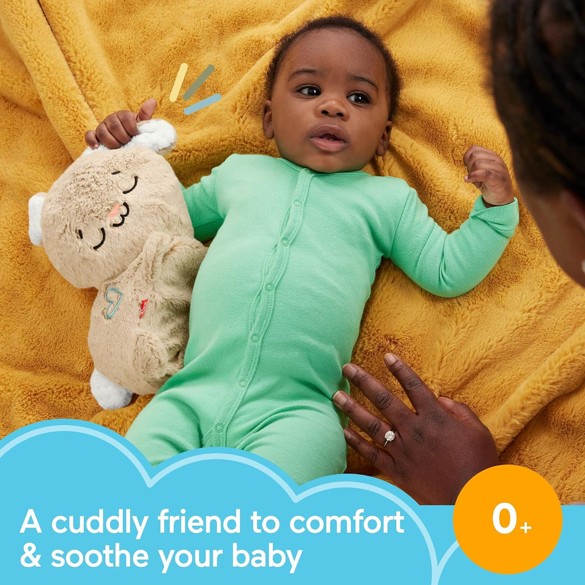 Fisher-Price Soothe ‘n Snuggle Otter Plush Baby Toy