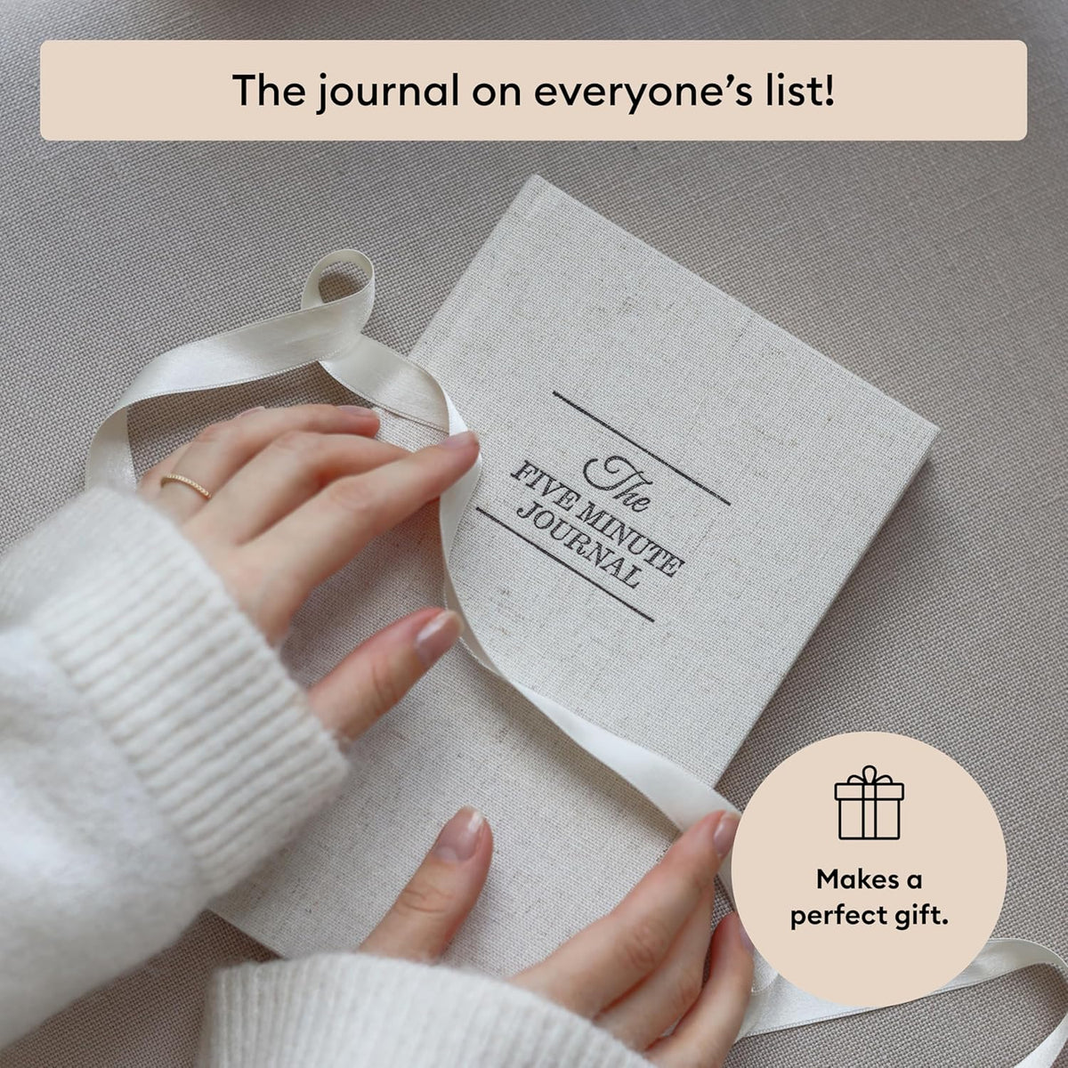 Intelligent Change The Five Minute Journal - Original Daily Gratitude Journal for Women & Men - Mindfulness, Happiness & Daily Reflection - Undated Planner - Affirmation Journal - Gifts for Women