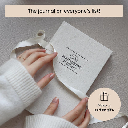 Intelligent Change The Five Minute Journal - Original Daily Gratitude Journal for Women & Men - Mindfulness, Happiness & Daily Reflection - Undated Planner - Affirmation Journal - Gifts for Women