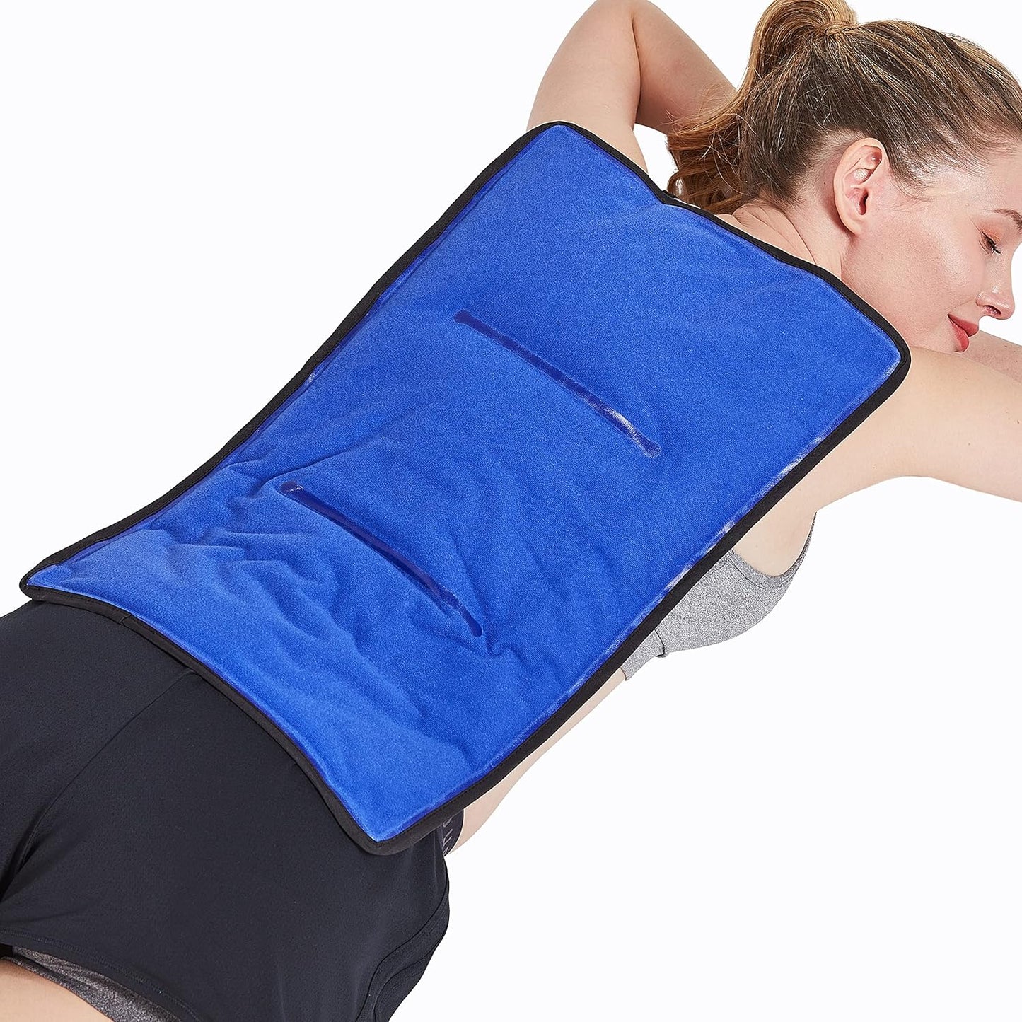 Koo-Care Large Flexible Gel Ice Pack for Injuries Reusable Hot Cold Compress - Fit for Shoulder Arm, Back, Hip, Knee, Shin, Foot Pain Relief, Swelling, Physical Therapy (L, 11" x 14") Pack of 2