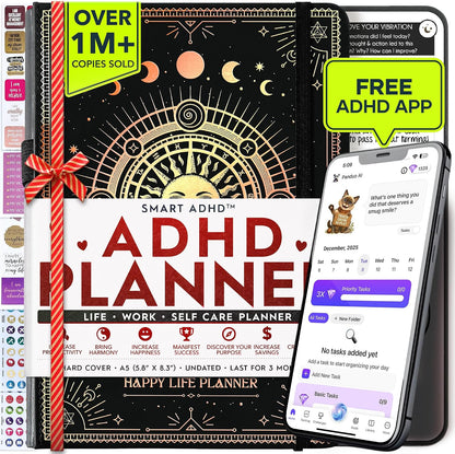 Freedom Mastery Daily Journal of Gratitude, Productivity & Habit Tracker | Undated 90-Day Planner with Daily Reflection, Mindfulness, Positivity, Vision Board & Stickers, Gratitude Journal for Women
