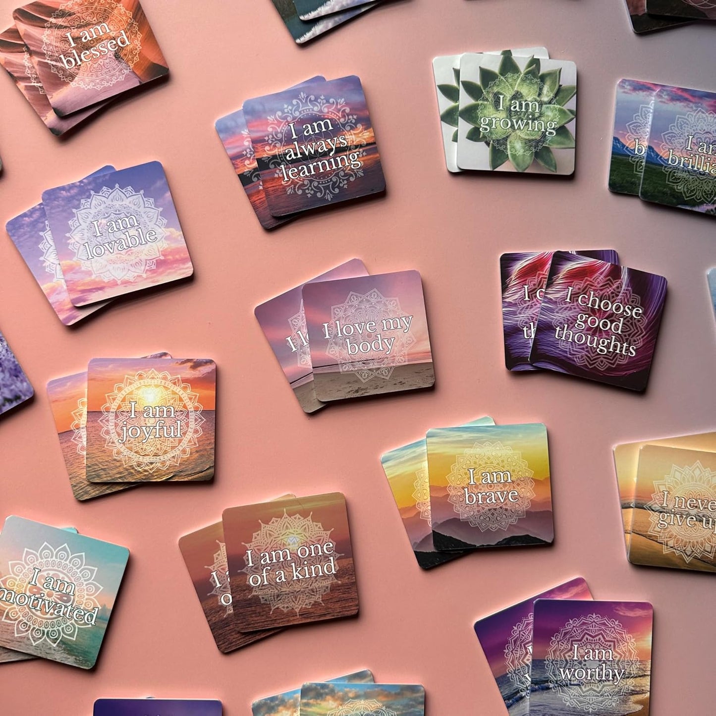 Affirmation Memory Matching Card Game Remember Who You Are Classic Edition | Affirmation Memory Matching Card Game Remember Who You Are Classic Edition