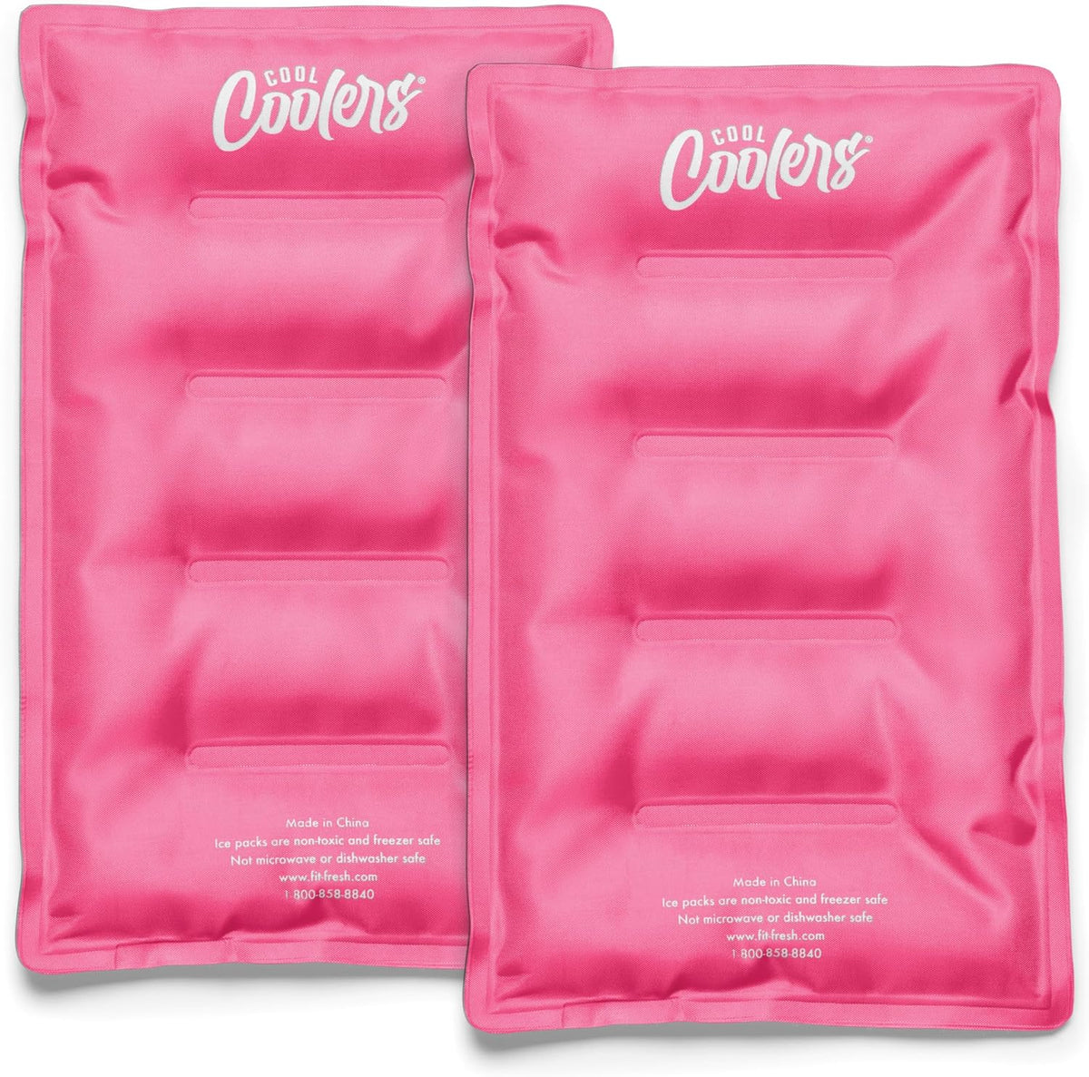Cool Coolers by Fit & Fresh XL Soft Ice Packs for Coolers & Lunch Bags, 2pk