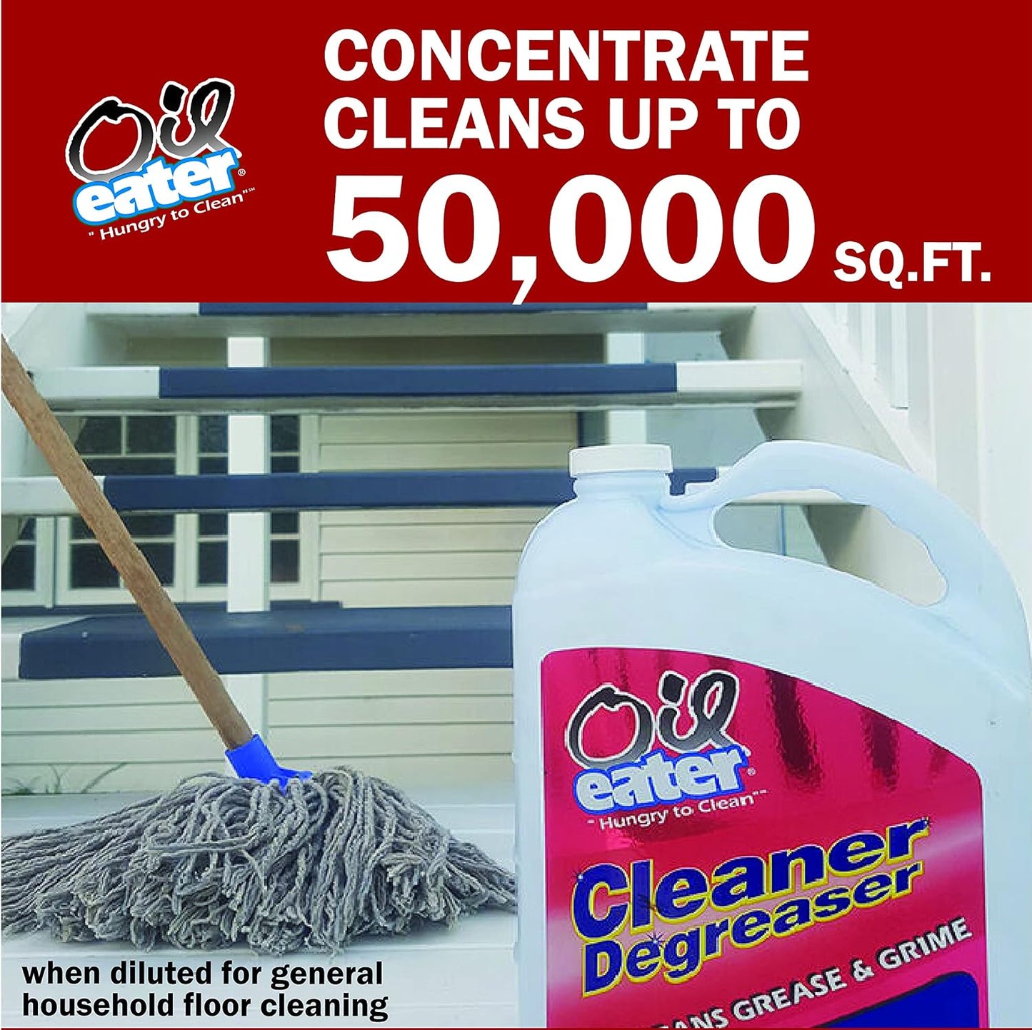 Oil Eater Original 1 Gallon Cleaner, Degreaser - Dissolve Grease Oil and Heavy-Duty Stains – Professional Strength