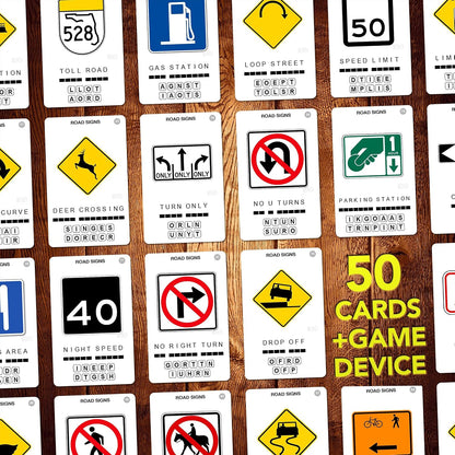 Logos Travel Game - Guess 100 Logos | Flash Cards with Slide Reveal Case | Card Game, Gift, Stocking Stuffer | Hours of Fun for Kids and Adults | Ages 6+
