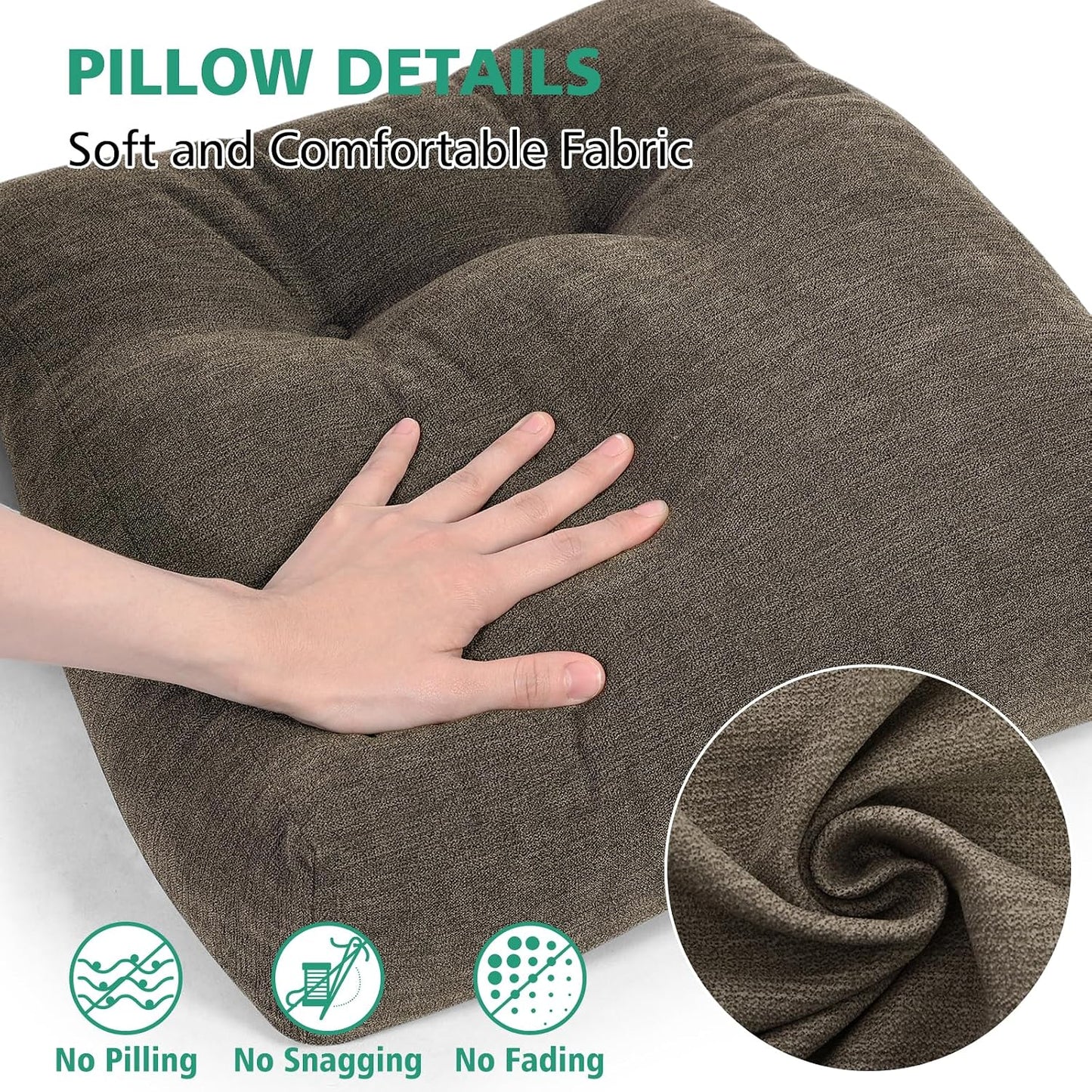 Shinnwa Lumbar Support Pillow for Office Chair, Memory Foam Back Support Pillow for Back Pain Relief, Car, Chair and Couch, 17.5x15x4.5in, Charcoal