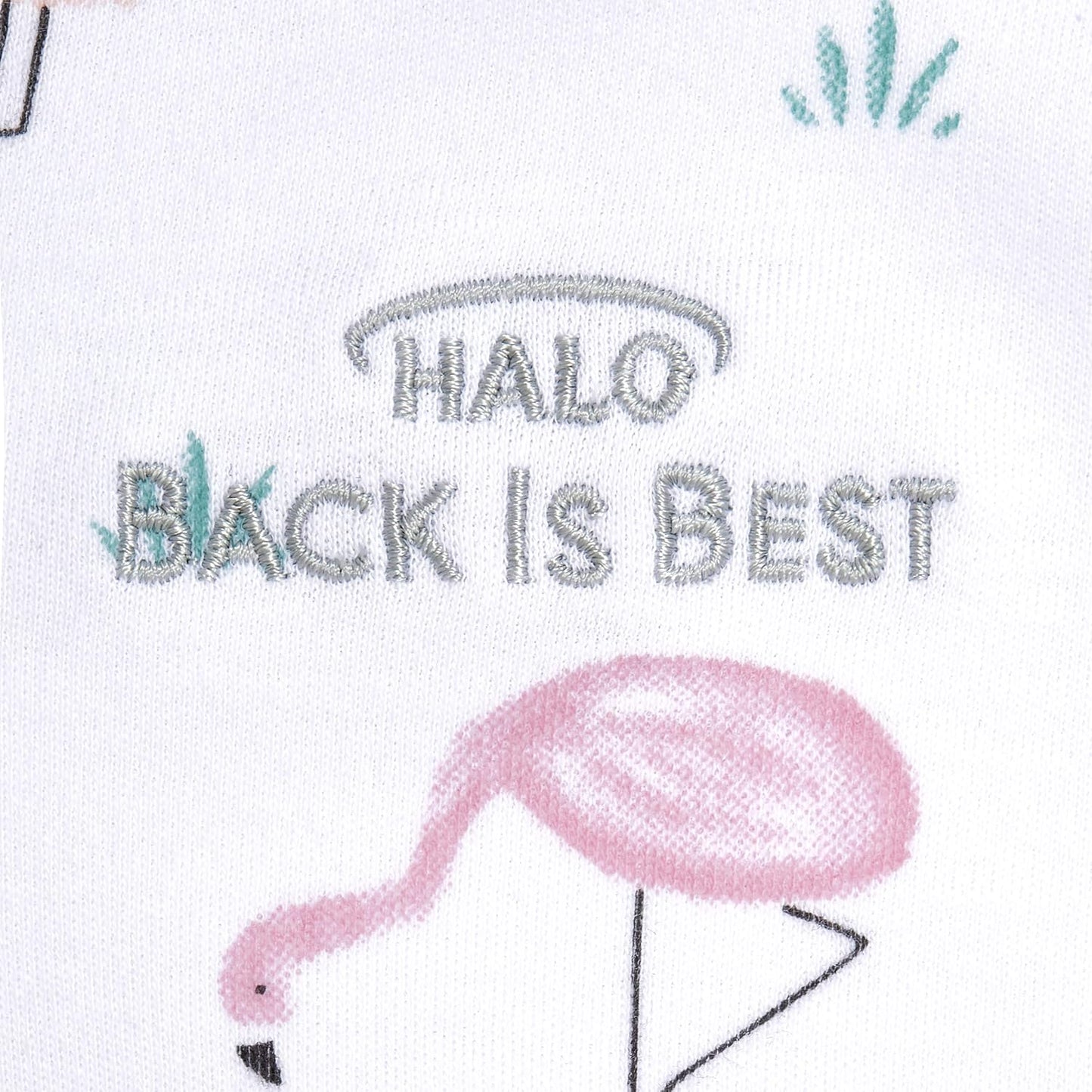 HALO 100% Cotton Sleepsack Swaddle, 3-Way Adjustable Wearable Blanket, TOG 1.5, Pink Floral, Newborn, 0-3 Months - Colors A