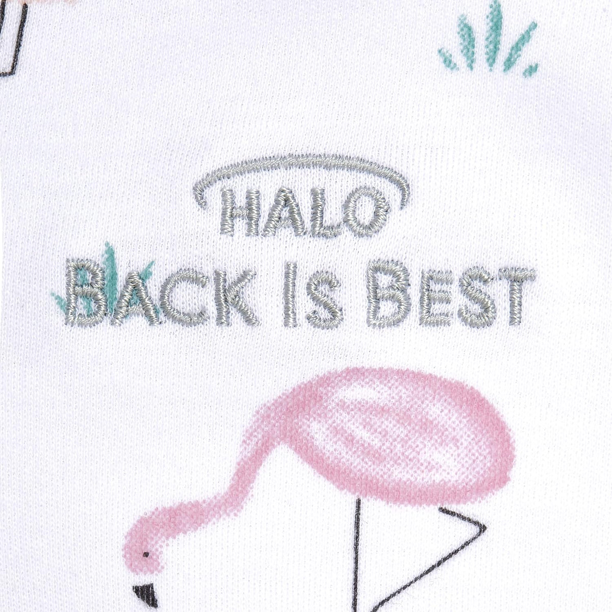 HALO 100% Cotton Sleepsack Swaddle, 3-Way Adjustable Wearable Blanket, TOG 1.5, Birds, Newborn, 0-3 Months - Colors B