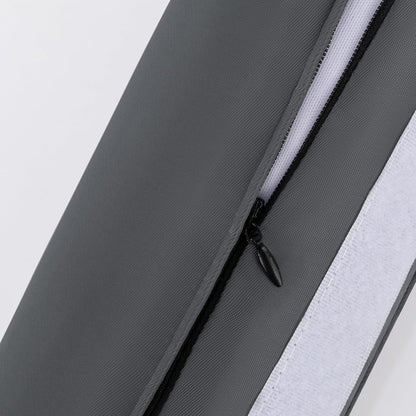 Resistant Door Draft Stopper, Removable Washable Cover, 36", Black | Weighted Gap Filler, Blocks Hot and Cold Air, All-Season Seal